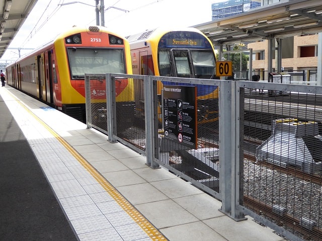 Mesh Screen Fence installed at Railway Station
