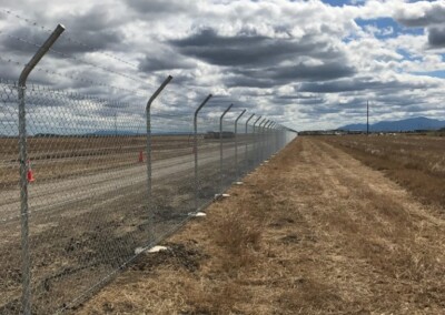 Clare Solar Farm Security Perimeter Chainwire Fencing