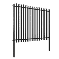 PALISADE FENCING W PALES - STRAIGHT (1)
