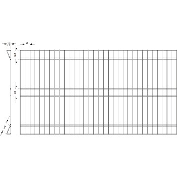 PALISADE FENCING W PALES - STRAIGHT (1)