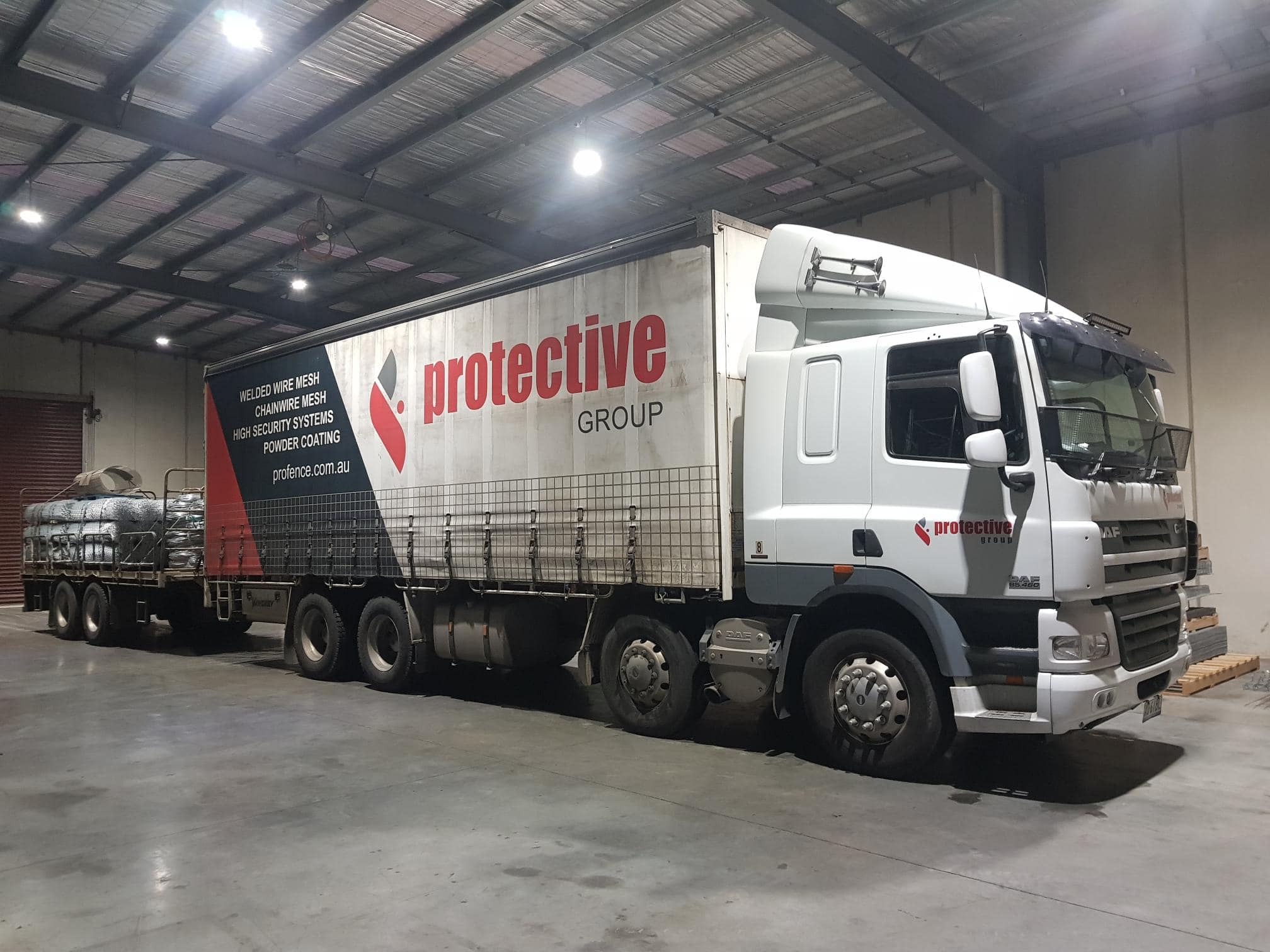 Chainwire delivery truck Dandenong