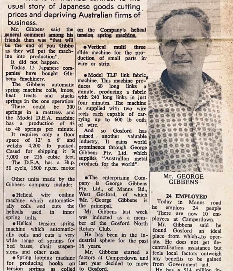 Protective Fencing 50 years old George Gibbens