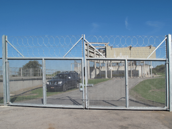 Barbed Wire Security Fence Topping