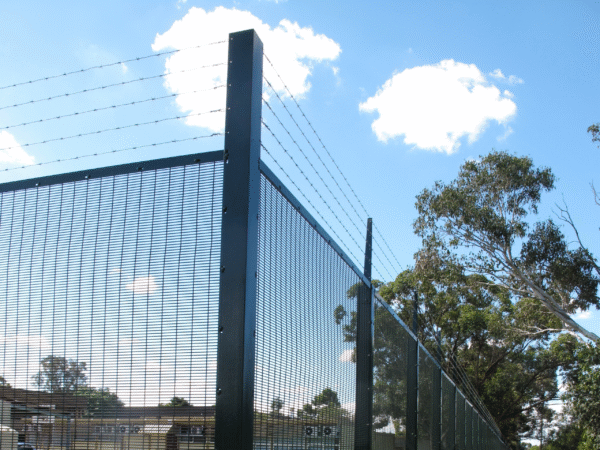 Barbed Wire Security Fence Topping