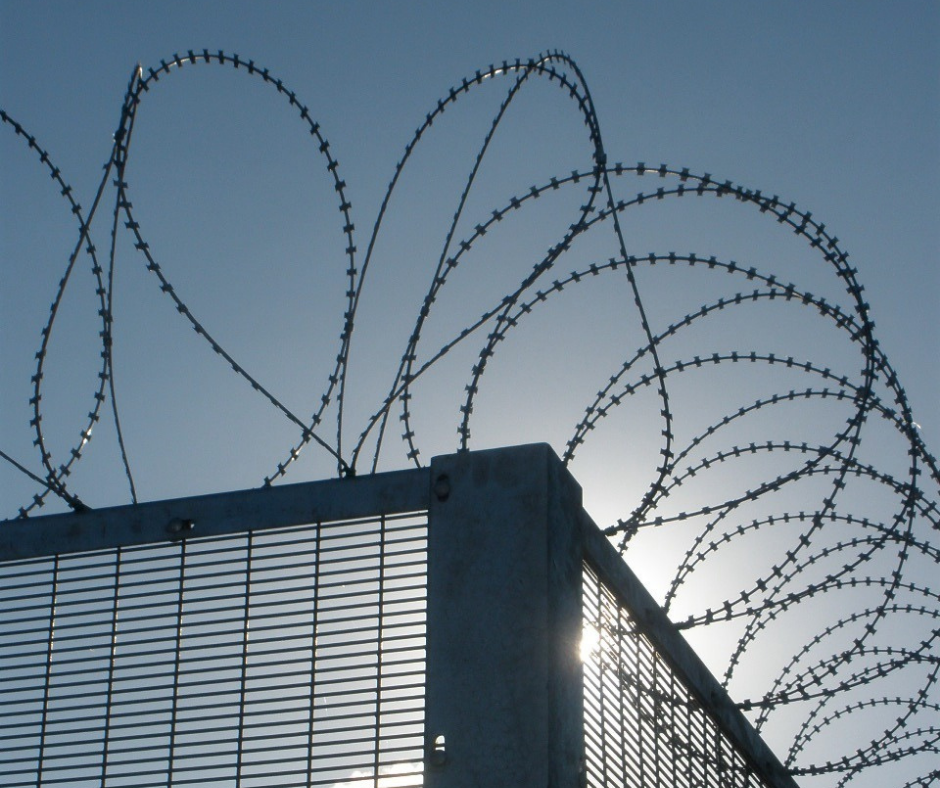 Razorwire Concertina High Security Fence Top