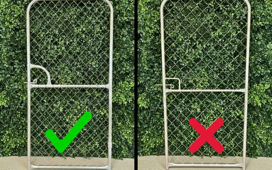 Profence chainwire gates compared with typical retail chain link gate construction