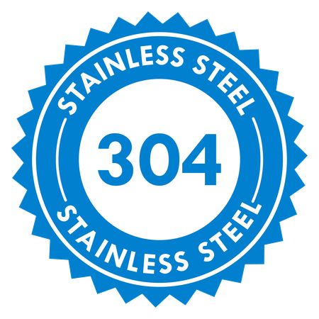 Grade 304 stainless steel